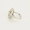 Bague 54 Bague - Chaton octogonal en or blanc 18k et diamants 58 Facettes LJ-100