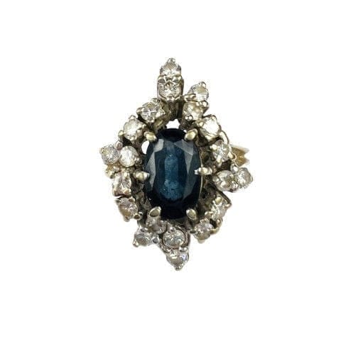 Bague 50 Bague Marquise Or Saphir Diamants 58 Facettes 20400000710/ ch