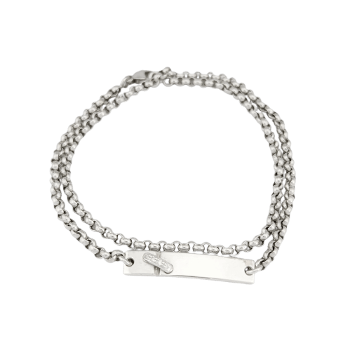 Bracelet Chaumet Lien - Bracelet en or blanc 18 carats et diamants 58 Facettes 32655