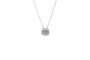 Collier Oro Bianco Collier - Pendentif pavé de diamants en or blanc 18 ct 58 Facettes COL141
