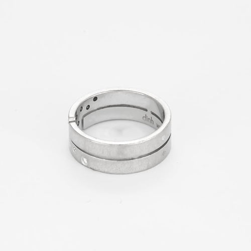 Anel 53 DINH VAN - Anel Seventies Diamantes 58 Facettes SNA1878