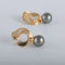Boucles d'oreilles Dormeuses Perles de Tahiti Diamants 58 Facettes 1