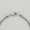 Bracelet Bracelet or blanc barrette de diamants noirs 58 Facettes