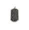 Pendentif Pendentif or blanc serti de diamants noirs et blancs 58 Facettes