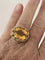 Bague 53 Bague ARFAN or jaune citrine diamants 58 Facettes 5723
