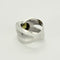 Ring 51.5 Modernist ring in white gold and peridot 58 Facettes ALB2061