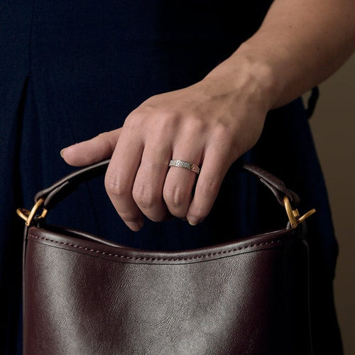 Sormus 52 GUCCI - Icon - Valkokultainen ja timanttinen sormus 58 Facettes ROD4447X3