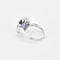 Bague 53,5 Bague - Saphir 6 ct et diamants en or blanc 18k 58 Facettes LJ21
