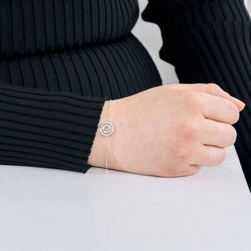 Bracelet DINH VAN - Seventies - Bracelet or blanc et diamants 58 Facettes 58FC159