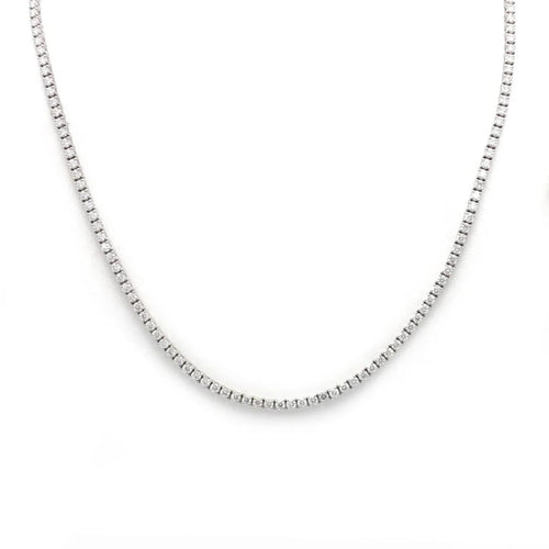 Collier Collier rivière or blanc diamants 58 Facettes 230205R