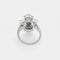Bague 52 Bague navette sertie de diamants en platine 58 Facettes LJ22 -114