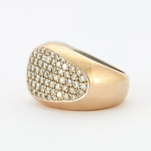 Bague 59 Bague Bandeau Or et Diamants 58 Facettes 4567