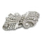 Boucles d'oreilles Broche Double Clip Art Déco - Or, platine & diamants 58 Facettes 240117R