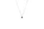 Collier Oro Bianco Collier - Pendentif en or blanc 18 kt avec émeraudes et diamants 58 Facettes COL251