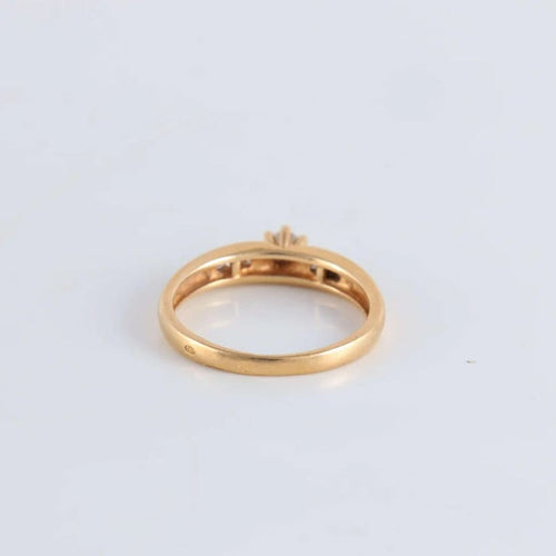 Bague 53 Bague Solitaire 7 diamants 58 Facettes FM105