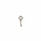 Pendentif Pendentif clef or blanc 18 carats serti de diamants 58 Facettes