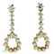 Boucles d'oreilles Boucles d’oreilles pendantes en or jaune 585 et diamants 3,66 ct 58 Facettes 1842