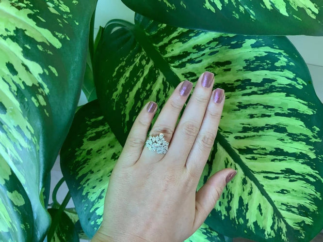 Bague 53.5 Bague cocktail fantaisie diamant 58 Facettes RNG-118