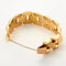 Bracelet Bracelet Tank articulé en or jaune 18k 58 Facettes