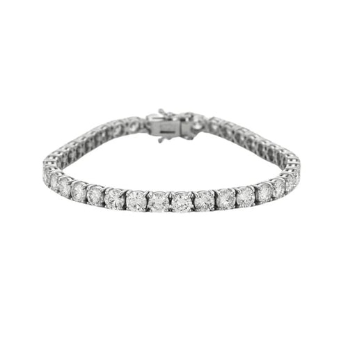 Bracelet Bracelet tennis en or blanc 18 carats et diamants 11,70 ct 58 Facettes