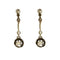 Boucles d'oreilles Boucles d'oreilles pendantes en or rose 18k, platine et diamants 58 Facettes DADB-09