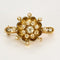 Broche Broche "flor" en oro amarillo de 18k y diamantes 58 Facettes SMA0401