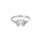 Bague 52 Bague - Solitaire diamant princesse en platine et diamants 58 Facettes LJ16
