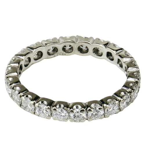 Пръстен 50 Пръстен памет от бяло злато 750 и 22 диаманта 58 Facettes 2525