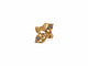 Bague 54 Bague allure florale or jaune et diamants 58 Facettes 5347