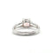 Bague 49 Bague or blanc 18 carats sertie d'une tourmaline et diamants naturels 58 Facettes