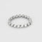Bague 53 Bague souple sertie de diamants en or gris 18k 58 Facettes JRW0024-53