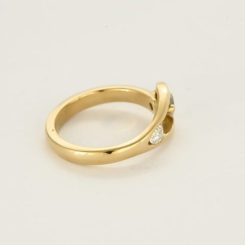 戒指52.5 18k黄金戒指 钻石 58 Facettes DRE1847X2