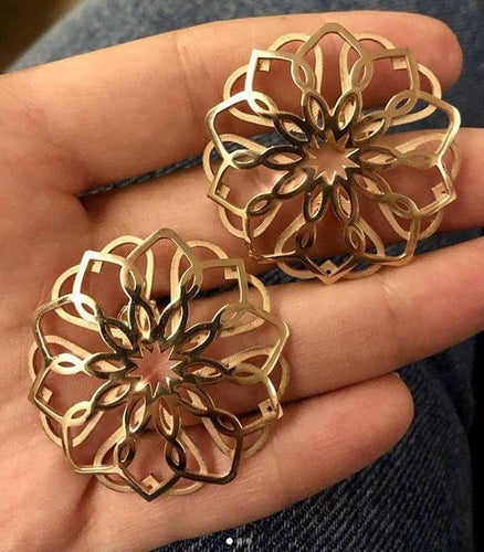 Boucles d'oreilles Boucles d'oreilles Rosette Or rose 58 Facettes ME115