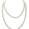 Akoya Pearl Necklace - 14-carat two-tone gold clasp and diamonds 58 Facettes 1998