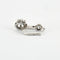 Boucles d'oreilles Dormeuses en platine & diamants 58 Facettes