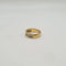 Bague 53 Demi-alliance or jaune, sertie de diamants naturels 58 Facettes