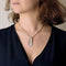 Collier Collier pendentif pavé de diamants en or rose et or gris 58 Facettes LJ25-334