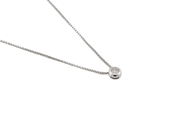 Collier Oro Bianco Collier - Diamants en or blanc 18 kt 58 Facettes col262