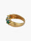 Bague 48 Bague or jaune et émeraudes 58 Facettes