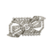 Broche Broche art-déco or platine et diamants 58 Facettes 150093R