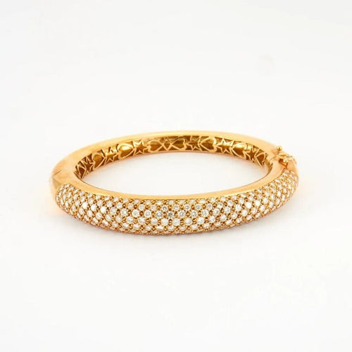 Bracelet Bracelet Or jaune pavage Diamants 58 Facettes