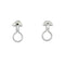 Boucles d'oreilles Boucles d'oreilles clip Art Déco en or blanc 18 carats et diamants 58 Facettes