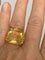 Bague 53 Bague Or Jaune Citrine 58 Facettes 1963