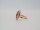 Bague 52 Bague Marquise or jaune, diamants, rubis 58 Facettes 4574