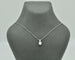 Collier Collier point lumineux 0,27 ct - Diamant en or blanc 18 kt 58 Facettes 10652