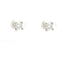 Boucles d'oreilles Boucles d’oreilles puces en or blanc 18 kt avec diamants 0,41 ct 58 Facettes 10150