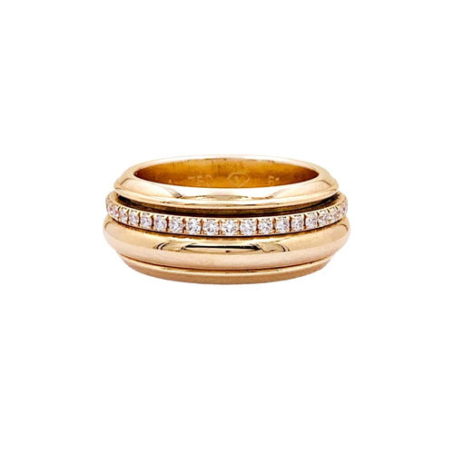 Bague 51 Piaget Possession - Bague en or rose sertie de diamants 58 Facettes 34953