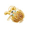 Boucles d'oreilles Van Cleef & Arpels Lion ébouriffé - Clip en or jaune, émeraudes et diamants 58 Facettes 33983