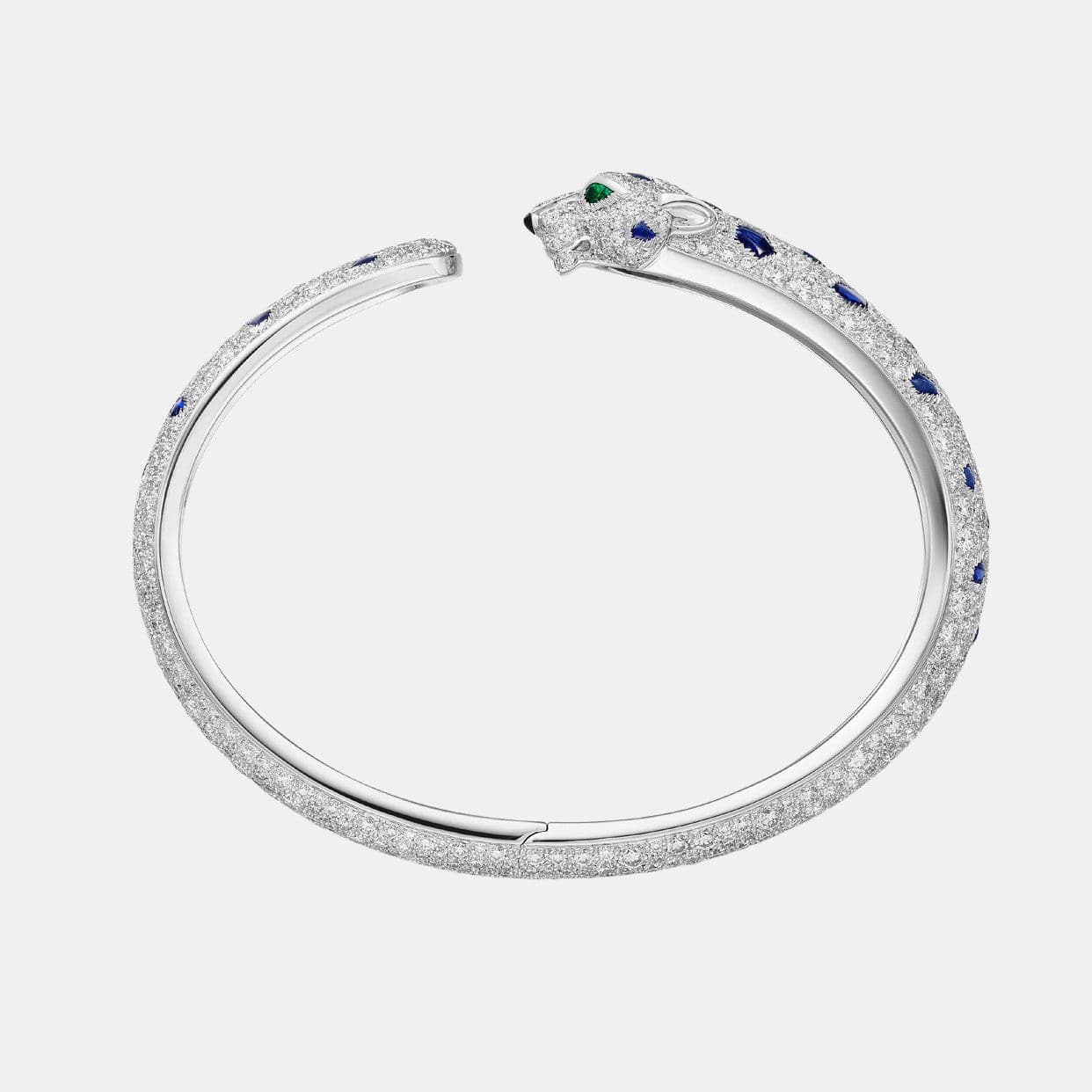 Bracelet Panthère Or blanc Diamant