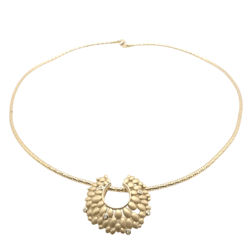 Collier Collier en or jaune diamants 58 Facettes